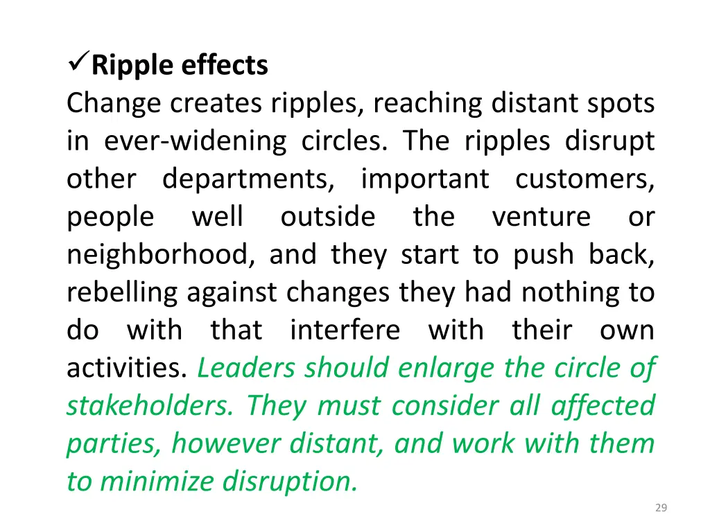 ripple effects change creates ripples reaching