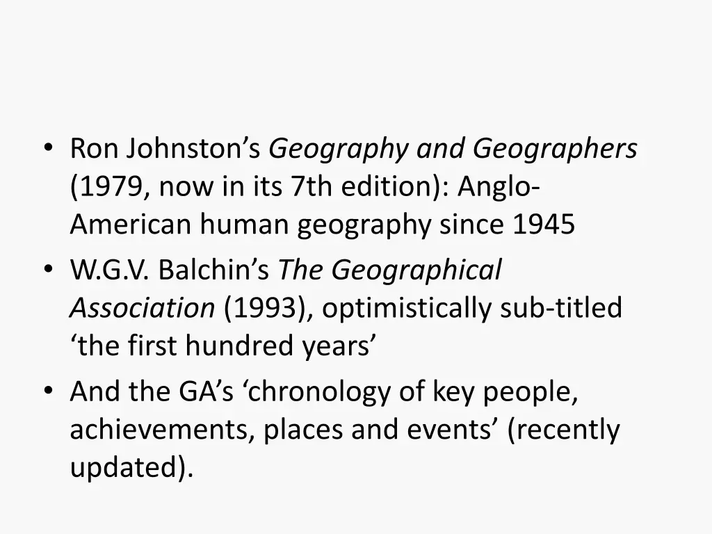 ron johnston s geography and geographers 1979
