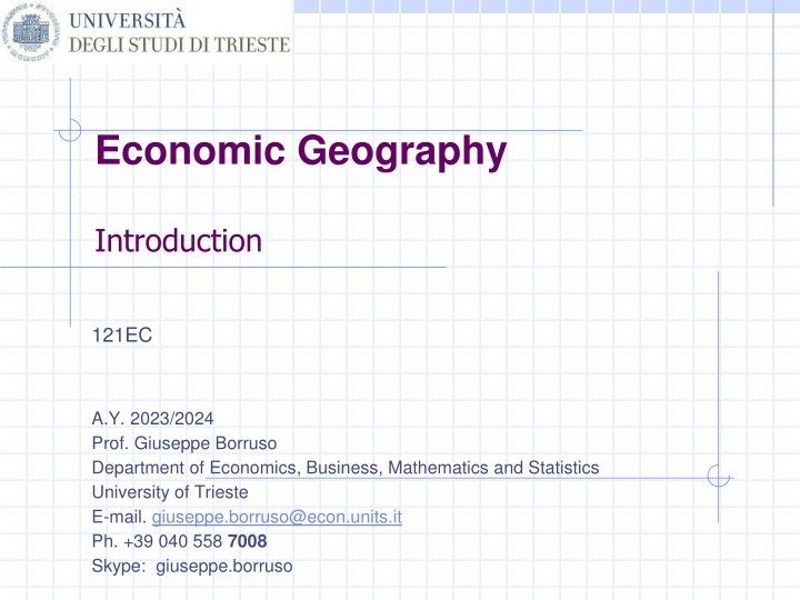 economic geography