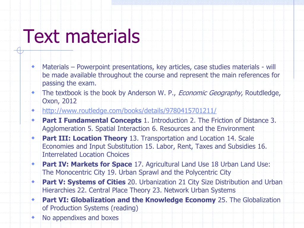 text materials