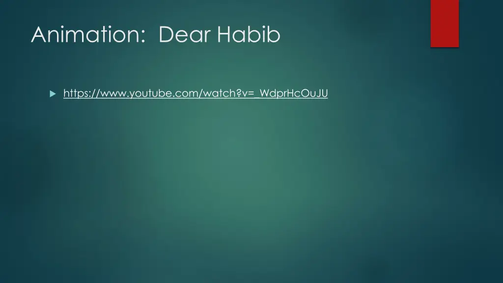 animation dear habib