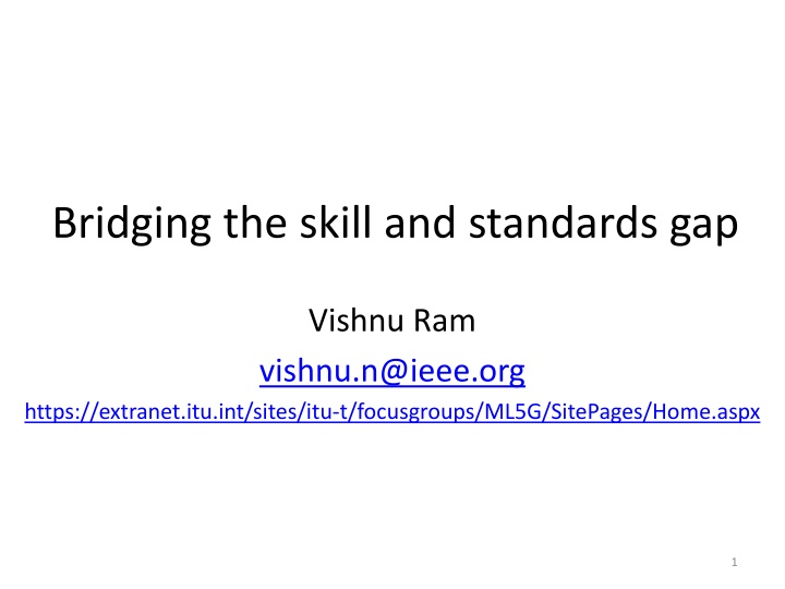 bridging the skill and standards gap