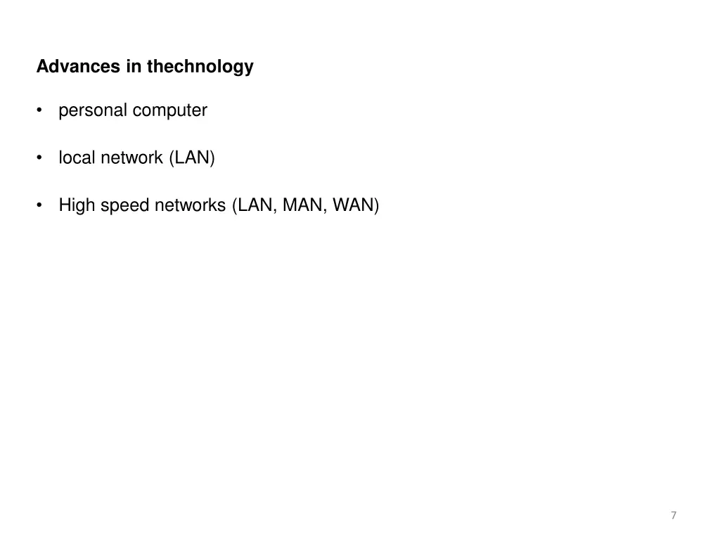 advances in thechnology 1