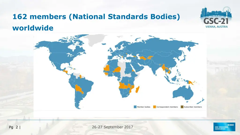 162 members national standards bodies worldwide