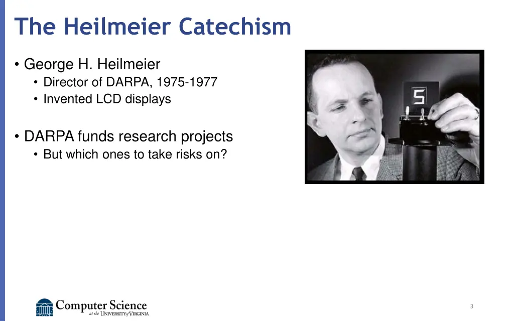 the heilmeier catechism