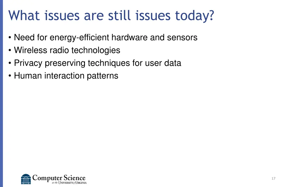 what issues are still issues today