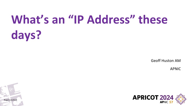 what s an ip address these days