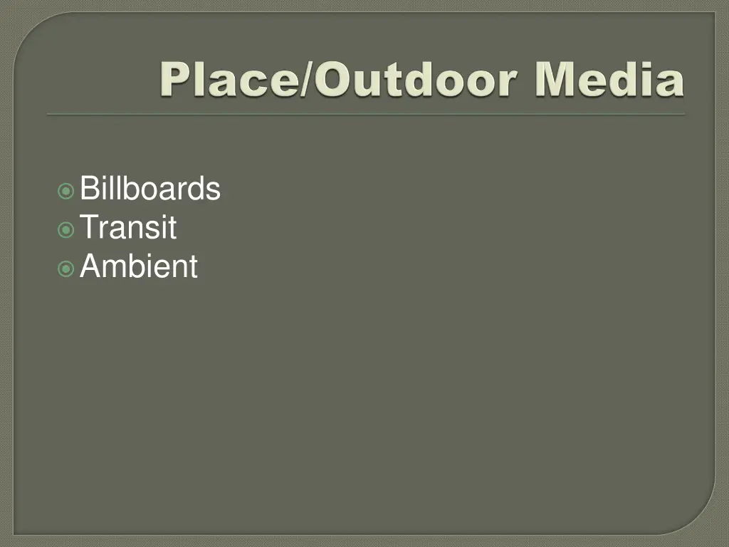 billboards transit ambient