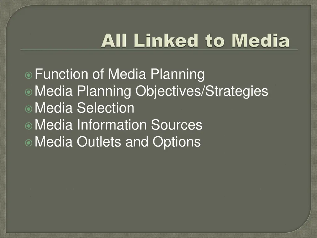 function of media planning media planning