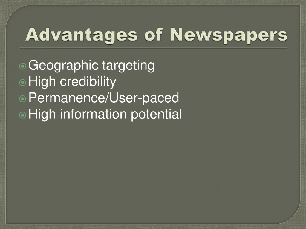 geographic targeting high credibility permanence