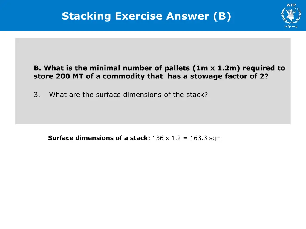 stacking exercise answer b 1
