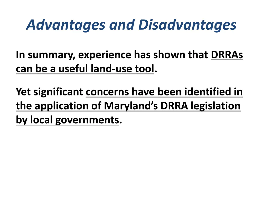 advantages and disadvantages 1