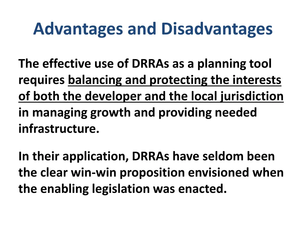 advantages and disadvantages