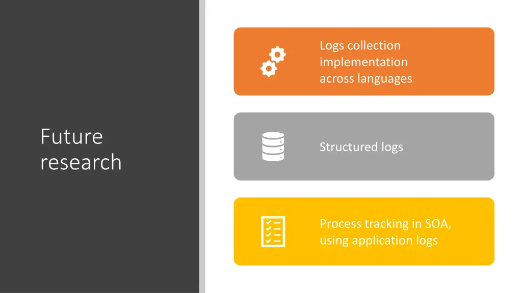 logs collection implementation across languages