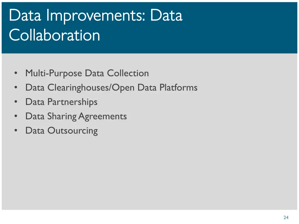 data improvements data data improvements data