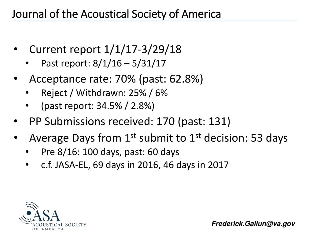 journal of the acoustical society of america 1