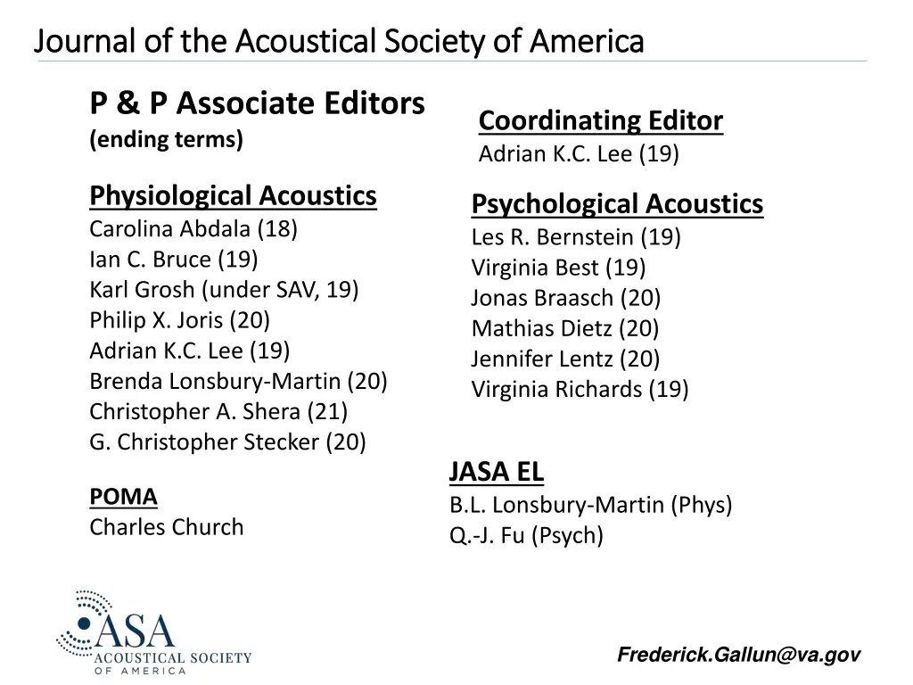 journal of the acoustical society of america