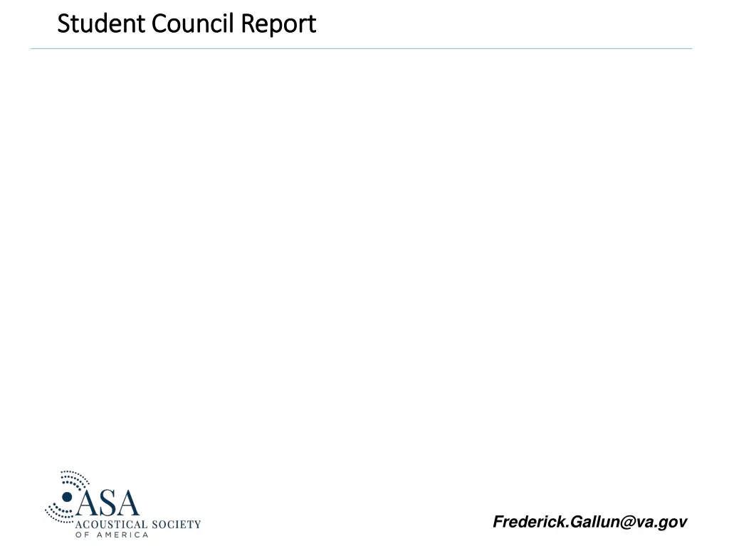 student council report student council report
