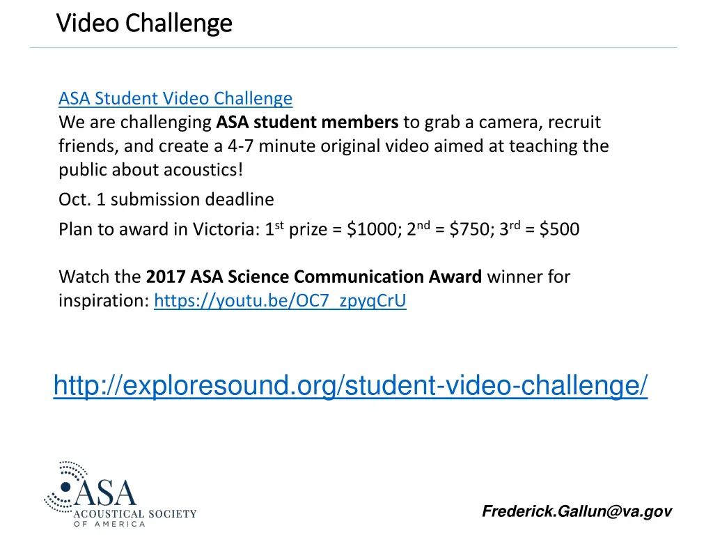 video challenge video challenge