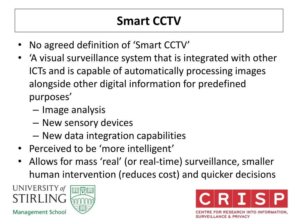 smart cctv