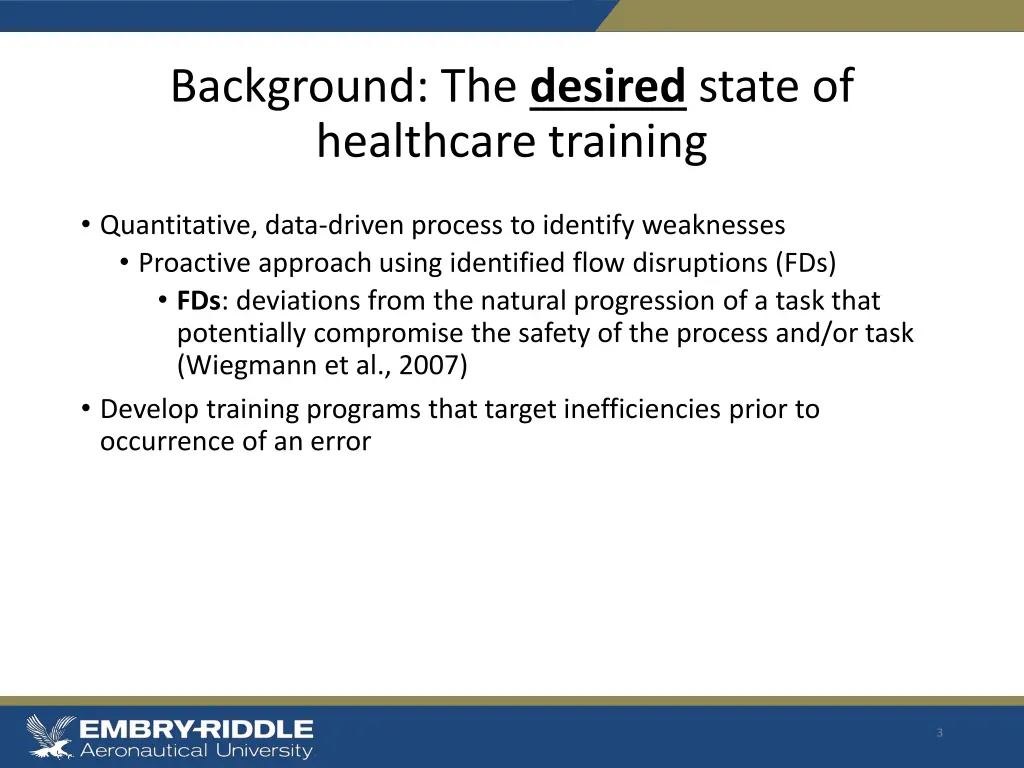 background the desired state of healthcare