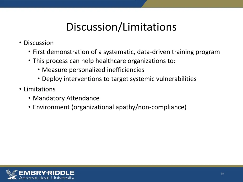 discussion limitations