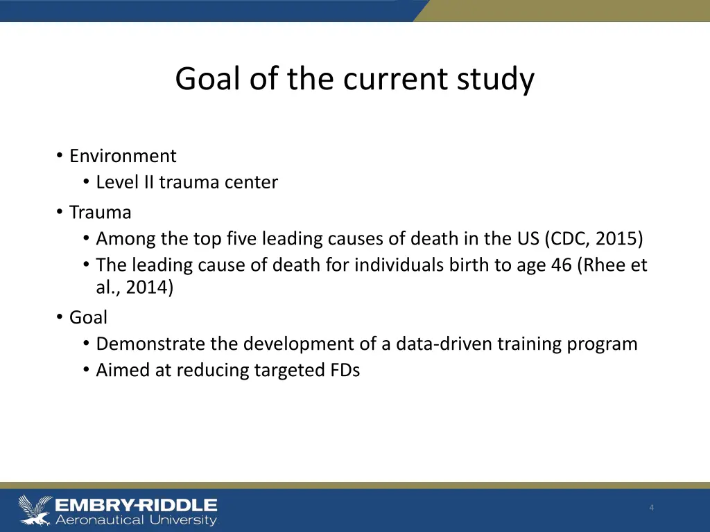 goal of the current study