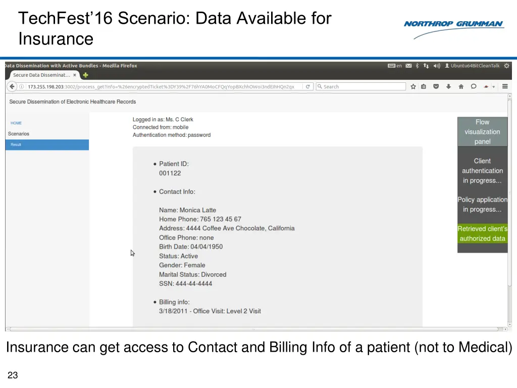 techfest 16 scenario data available for insurance