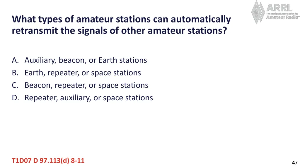 what types of amateur stations can automatically