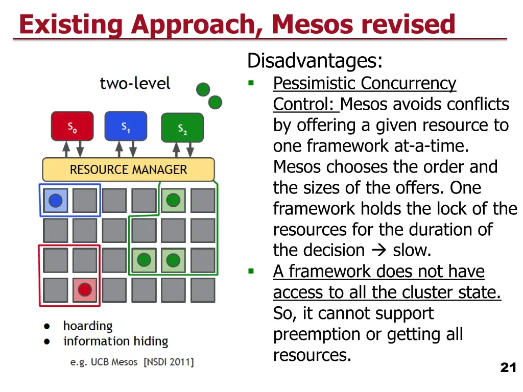 existing approach mesos revised