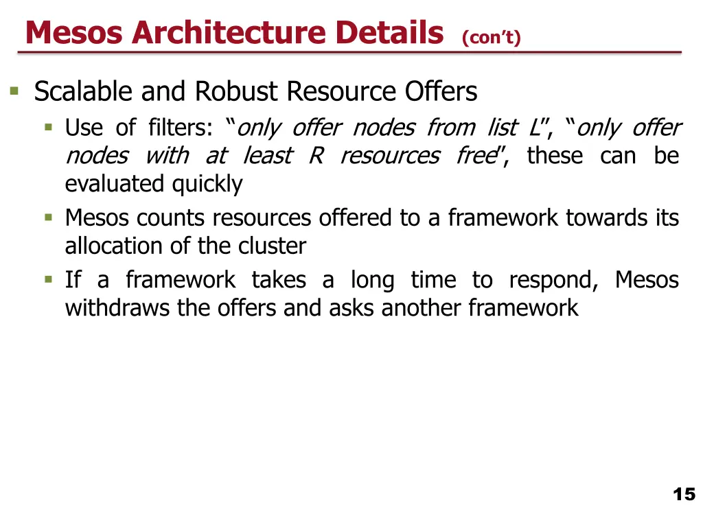 mesos architecture details con t