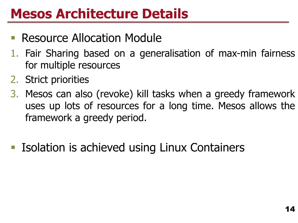 mesos architecture details