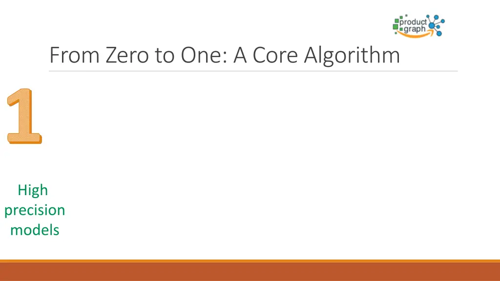 from zero to one a core algorithm