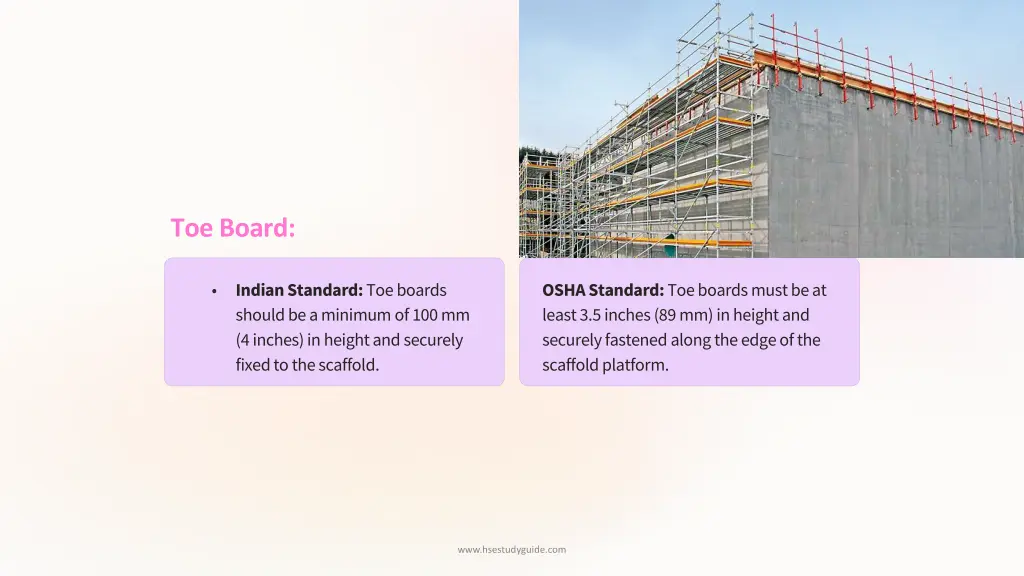 toe board