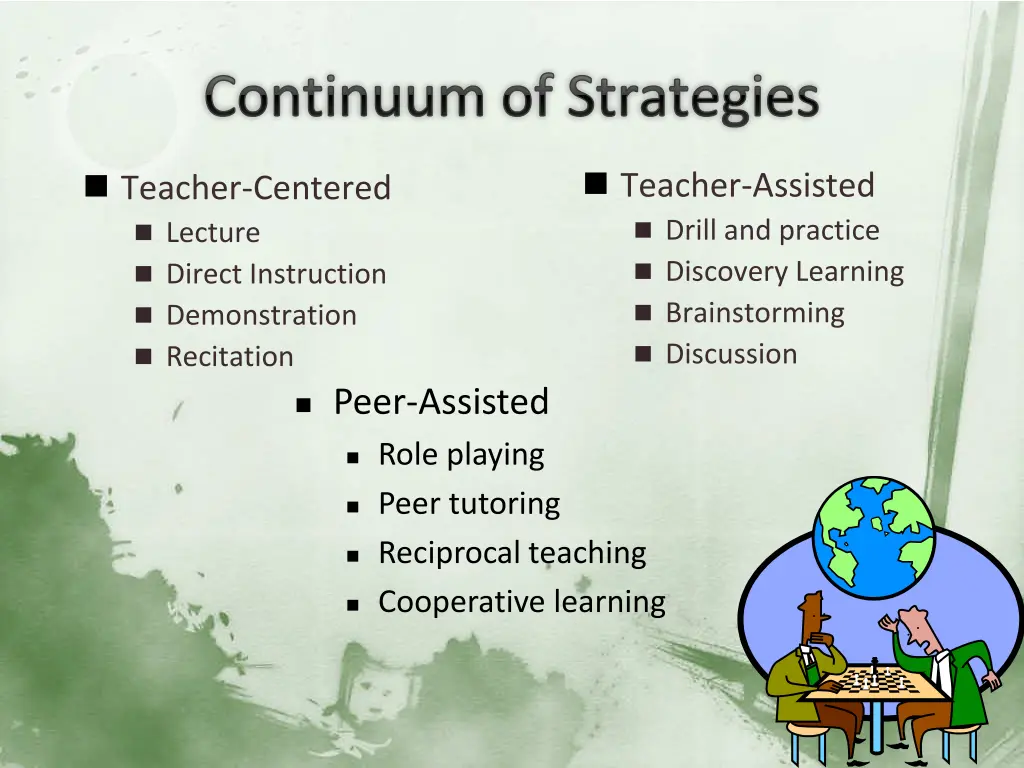 continuum of strategies
