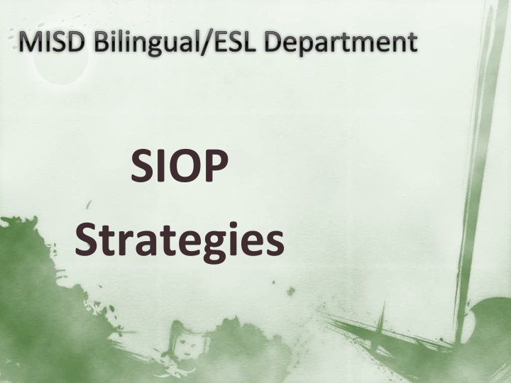 misd bilingual esl department