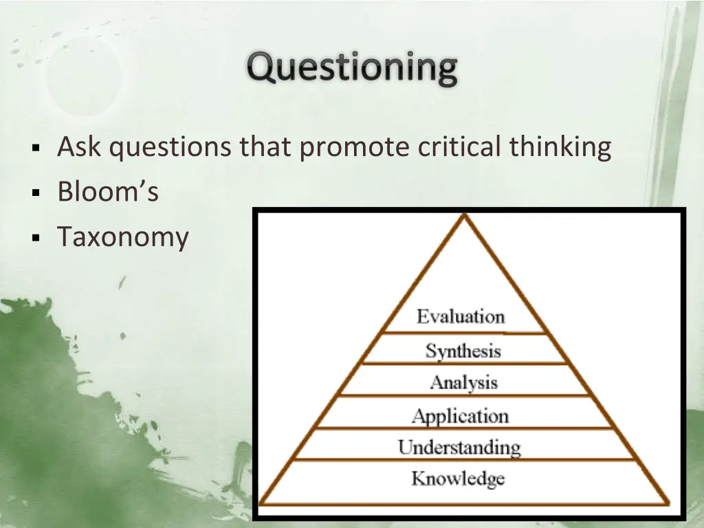 questioning