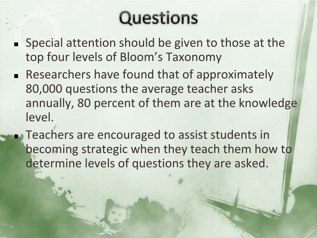 questions