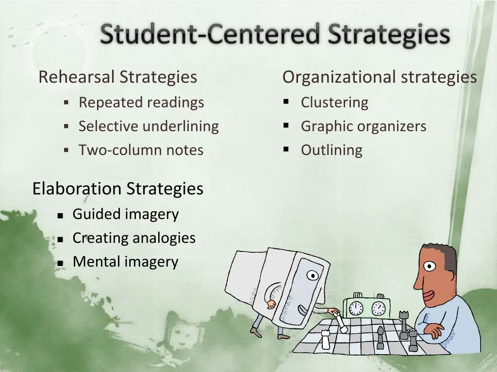 student centered strategies