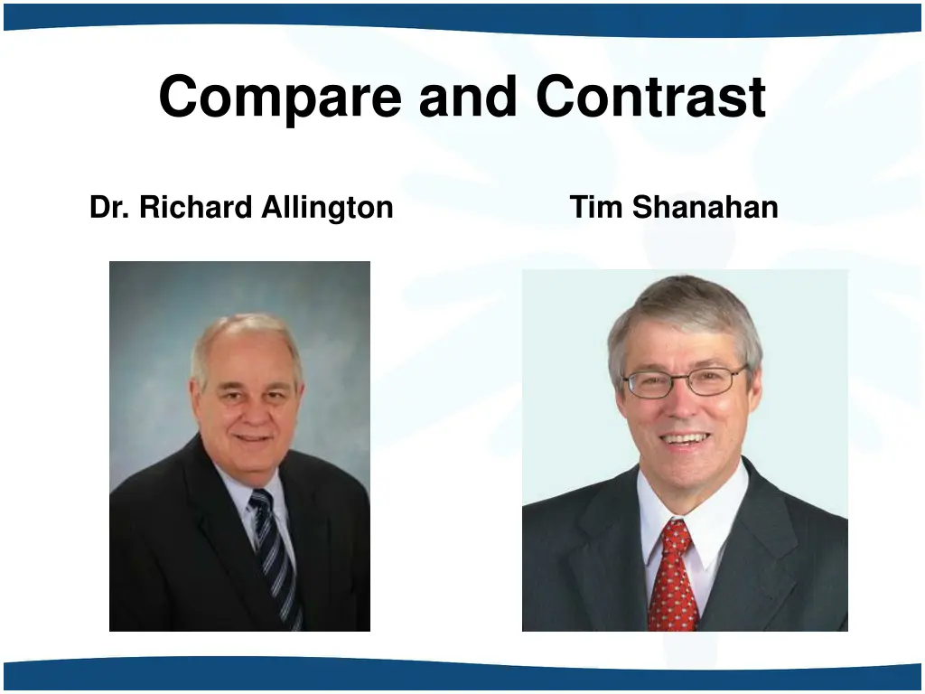 compare and contrast