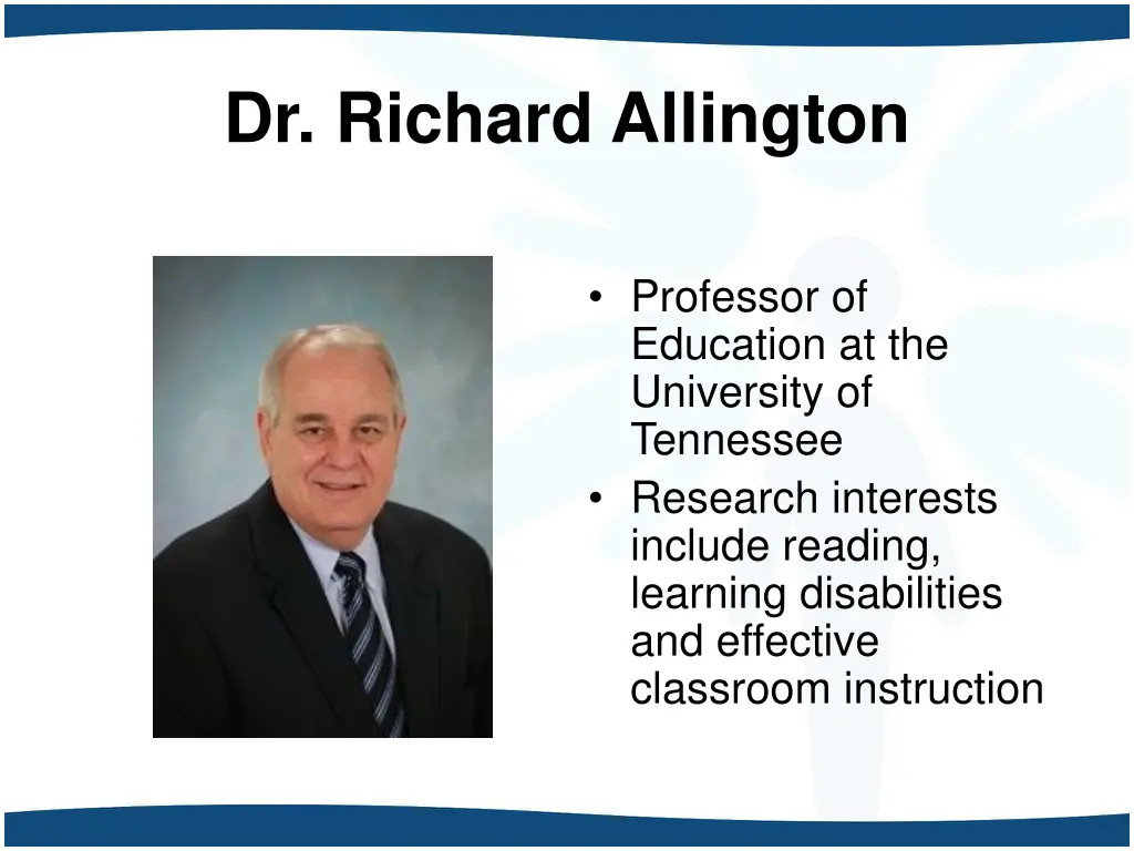 dr richard allington