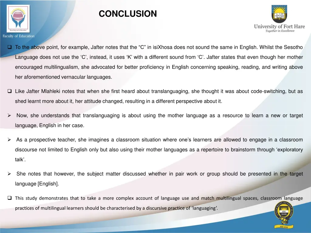 conclusion 1