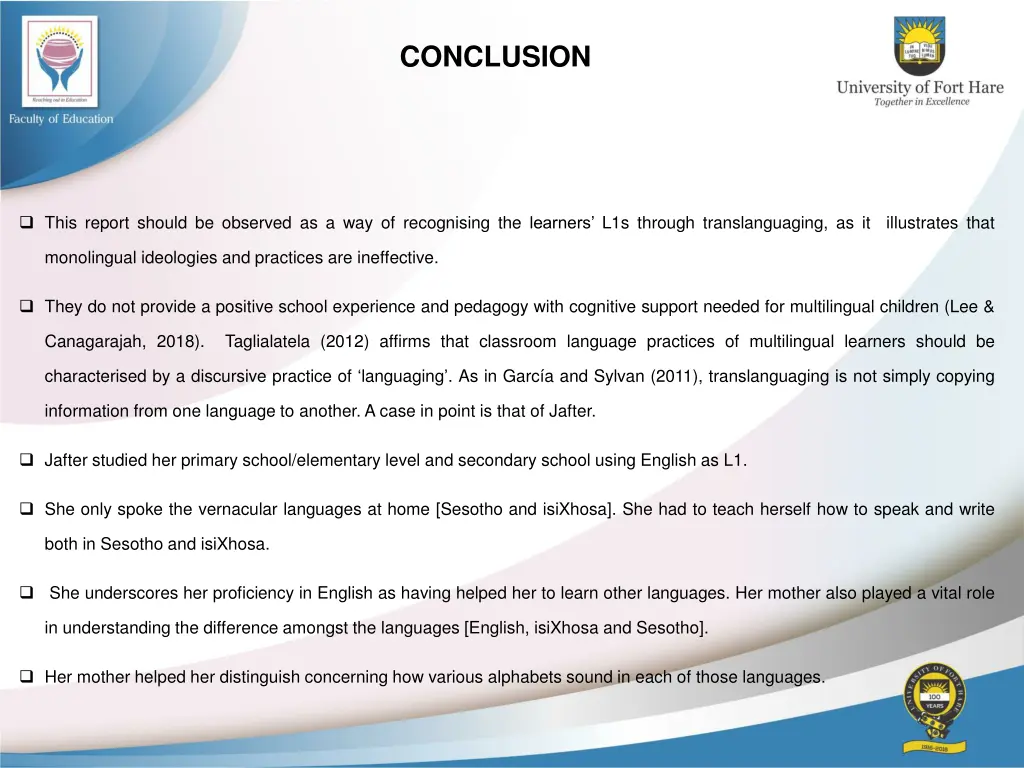 conclusion