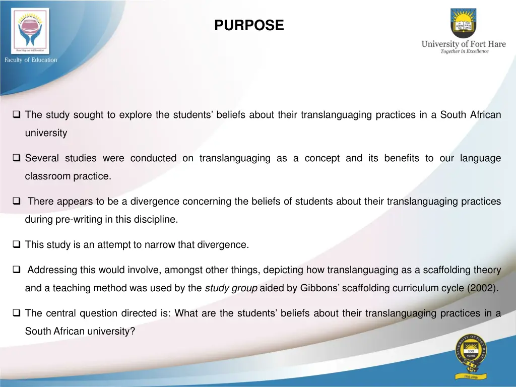 purpose