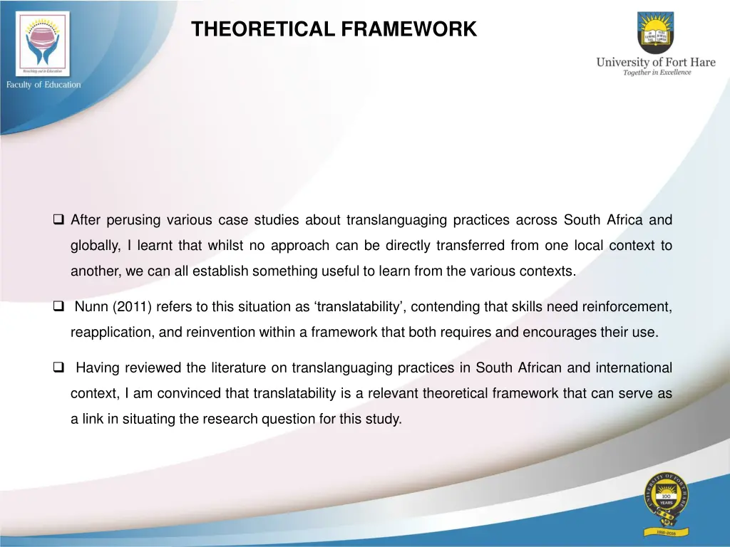 theoretical framework