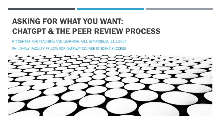 asking for what you want chatgpt the peer review