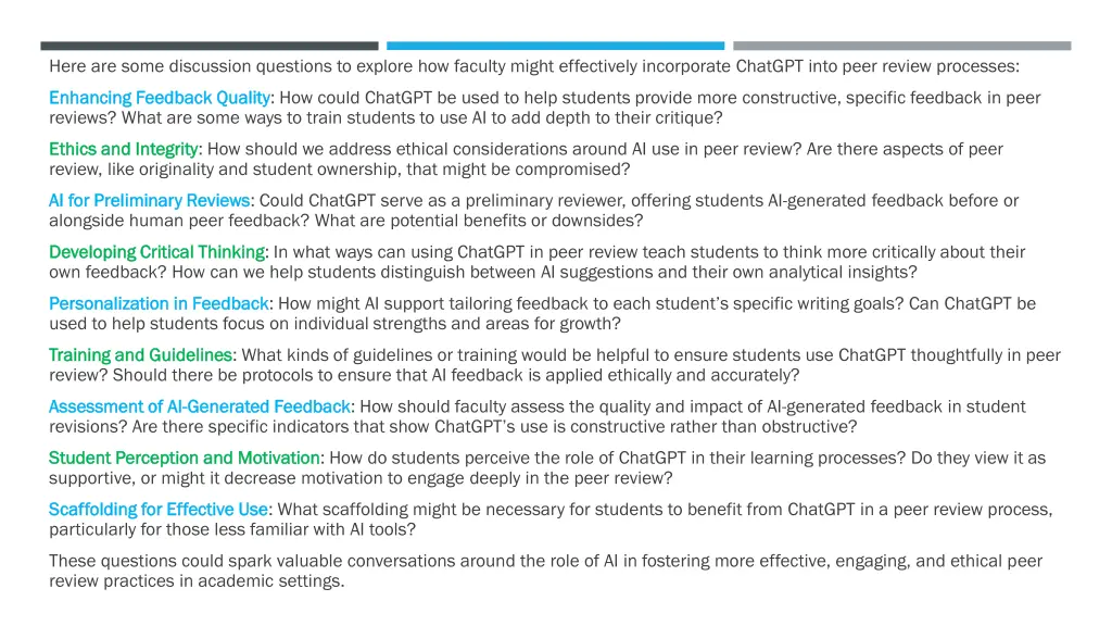 here are some discussion questions to explore