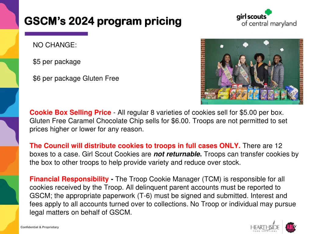 gscm s 2024 program pricing gscm s 2024 program