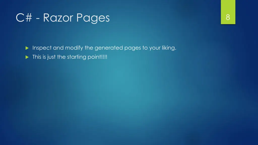 c razor pages 3