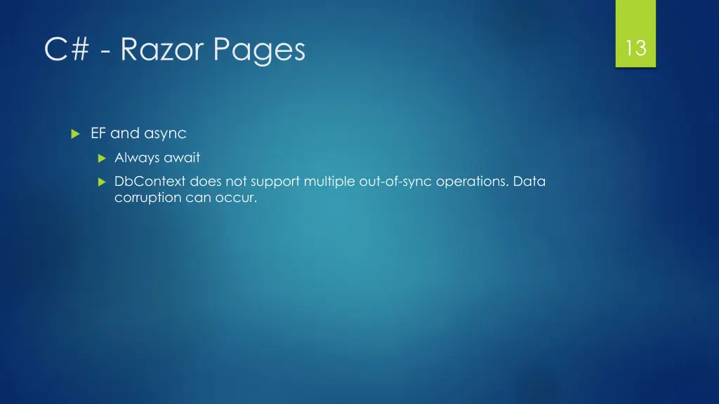 c razor pages 8